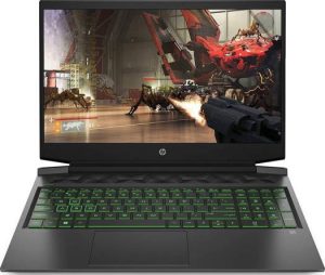 HP Pavilion 16-A0025NR, 16.1" FHD (1920x1080), Core i5-10300H, 12GB RAM, 256GB SSD, SILVER, ENGLISH, BLACK | 1X7T5UA#ABA