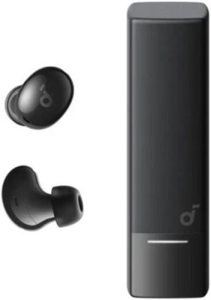 soundcore A30i by Anker, Noise Cancelling Earbuds, Lipstick-Shaped Stylish Design, Tiny, Lightweight Comfort, Smart Noise Cancelling, 24H Playtime, IP54, Wireless Earbuds, Bluetooth 5.4, Black | A3958