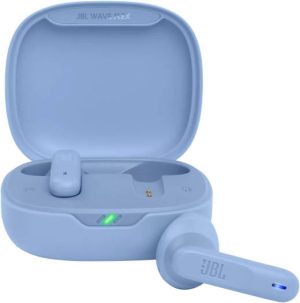 JBL Wave Flex In-Ear Wireless Earphones with IP54 and IPX2 Waterproofing, 12mm Driver,  TalkThru and AmbientAware Technology, 32 hours Battery Life, Built-in Microphone, Blue | JBLWFLEXBLU