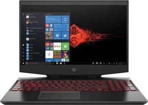 HP Omen 15  DH100 Intel i7-10750H 2.6GHz, 8GB Ram, 1TB HDD + 256GB SSD, NVIDIA GeForce GTX 1660Ti 6GB, Webcam BT 15.6"144Hz IPS, No DVD, 1920X1080, Windows 10, English Keyboard - Black