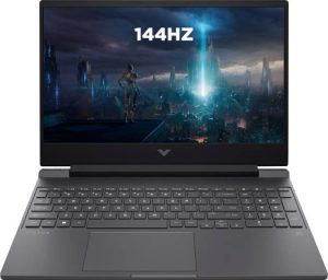 HP Victus 15.6" Gaming Laptop, Diagonal FHD 1920 x 1080 144Hz Display, Intel Core i5-12450H, 8GB RAM, 512GB SSD,  NVIDIA GeForce GTX 1650, Backlit Keyboard, Win 11, Mica Silver | 68U87UA#ABA
