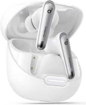 Soundcore by Anker Liberty 4 NC True-Wireless Noise Cancelling Earbuds, 98.5% Noise Reduction to Ears and Environment, Hi-Res Sound, 50H Battery, Wireless Charging, Bluetooth 5.3, White | A3947