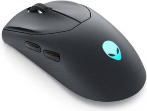 Dell Alienware AW720M Tri-Mode Wireless Gaming Mouse, 2.4GHz Wireless, BT 5.1, 26000 DPI, 8 Programmable Buttons, Magnetic Snap Charging Adapter USB-A to USB-C Cable, Dark Side of The Moon | 545-BBDN