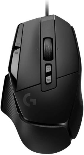 Logitech G502 X Wired Gaming Mouse, Lightforce Switches, 25,600 DPI Resolution, HERO 25K Sensor, 13 Programmable Controls, 40G2 Acceleration, Black | 910-006139 / 910-006136